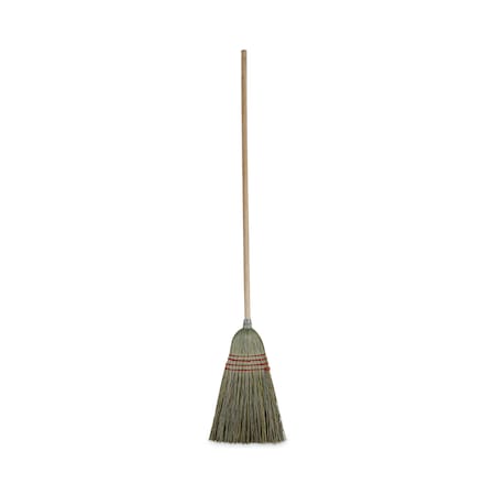 Boardwalk Maid Broom, Mixed Fiber Bristles, 55" Long, Natural, PK12 BWK920YCT